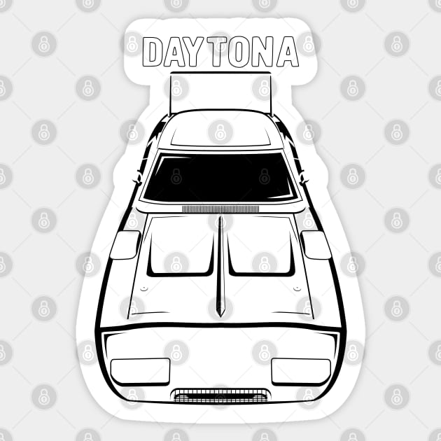 Dodge Charger Daytona 1969 Sticker by V8social